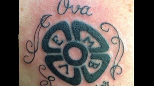 Mariano Iúdica se tatuó el nombre de sus hijos
