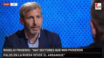 Frigerio busca llevar tranquilidad al mercado: Vamos a poder pasar el test de las Lebacs