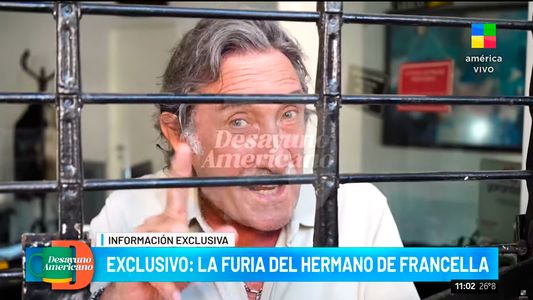 El desubicado insulto del hermano de Guillermo Francella al ser consultado sobre la separación del actor