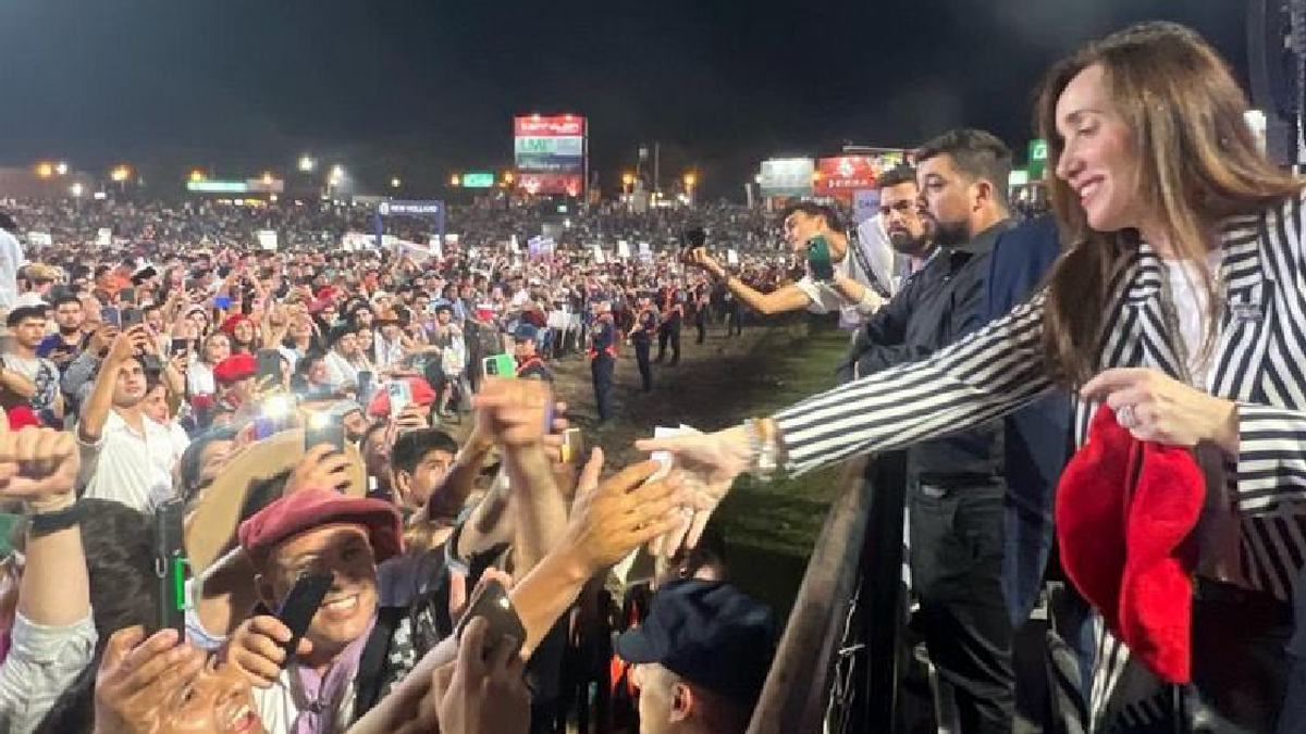 Victoria Villarruel le restó importancia a las declaraciones de Peteco Carabajal en Jesús María. (Foto: gentileza La Opinión Austral)