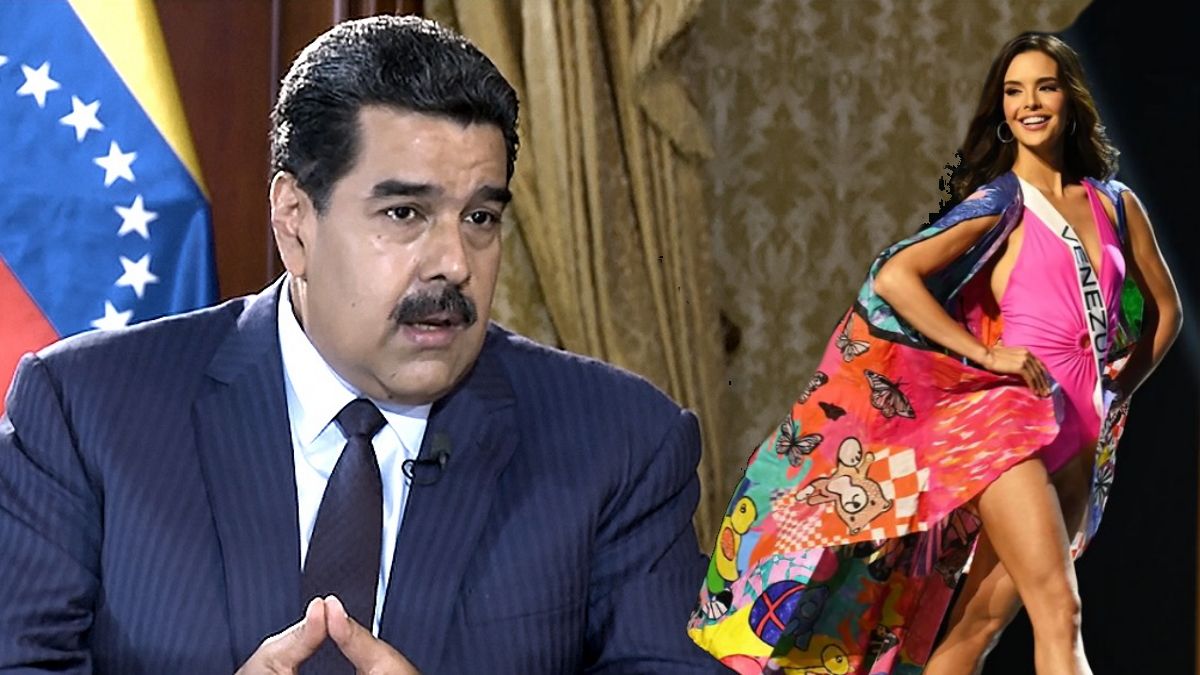 Nicolás Maduro consideró que la venezolana Amanda Dudamel merecía ser coronada como Miss Universo (Foto: Télam / @AmandaDudamel).