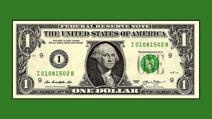 150 mil dólares para el dichoso propietario de este billete de 1 dólar