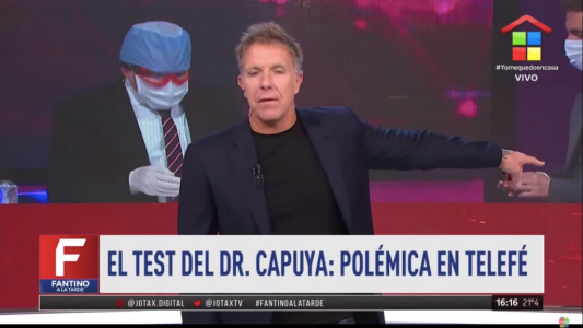 La dura crítica de Alejandro Fantino al médico que hizo en vivo el test de coronavirus con Santiago Del Moro en Telefe