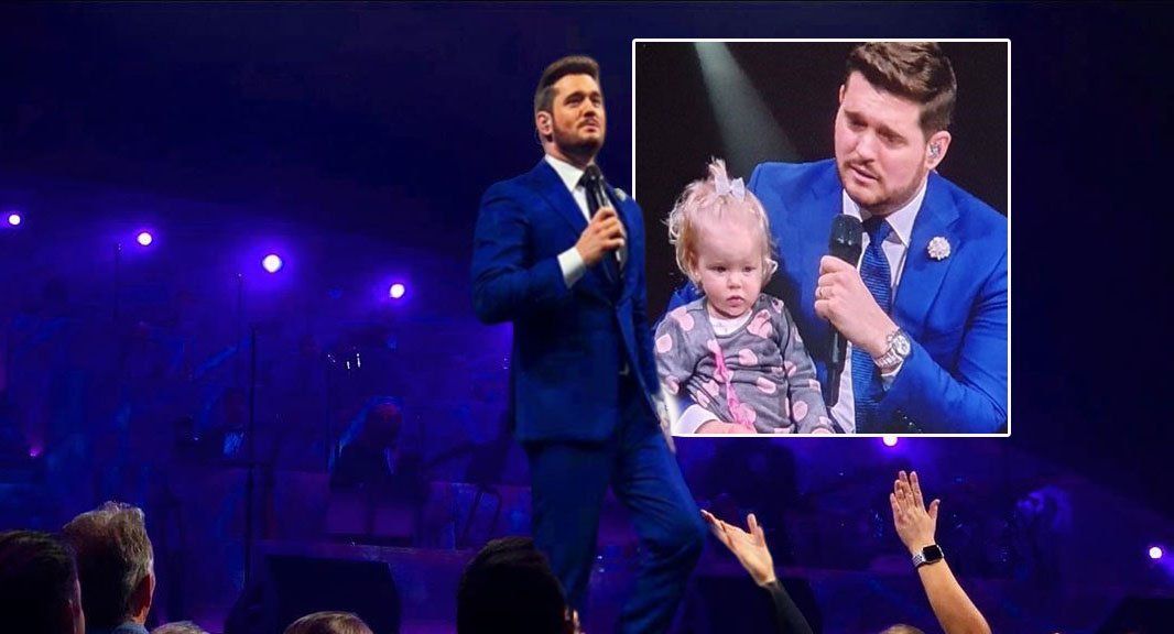Michael Bublé presentó a Vida: el emotivo momento que compartieron en el escenario