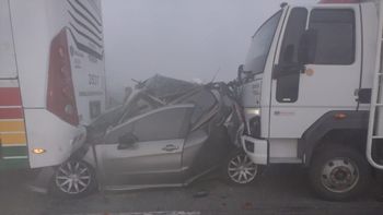 Zárate: dos personas murieron y varias resultaron heridas en un choque múltiple (Foto: NA).