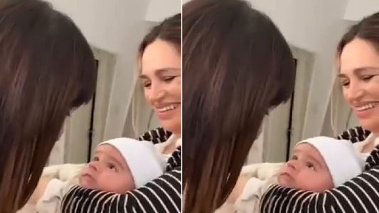 Moria Casán, emocionada al conocer al hijo de Belén Francese: Conectamos