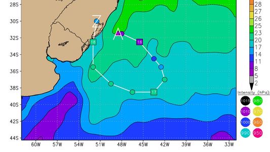 Alerta por un ciclón extratropical en la costa bonaerense