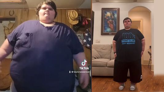 Llegó a pesar 220 kilos, buscaba morirse y ahora retrata su lucha para adelgazar