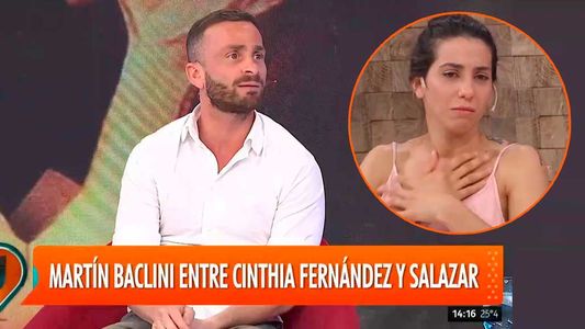 Martín Baclini sobre la crisis con Cinthia Fernández: “Trato de ayudarla en lo que puedo”