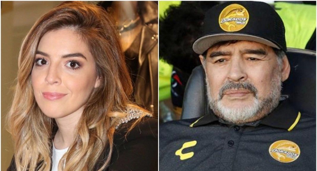 Diego Maradona lloró en una videollamada con su nieta Roma, la hija de Dalma