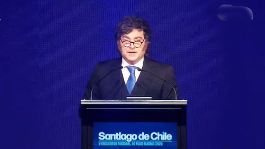 Javier Milei, en Chile: Hay que crear una red para oponerse a los intereses del socialismo