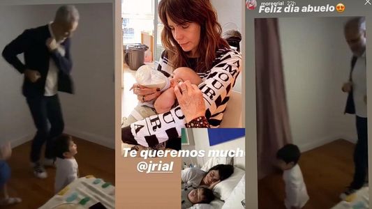 Video: El costado más tierno de Jorge Rial con su nieto Francesco