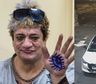 Pity Álvarez chocó contra un auto que cargaba nafta y se fue: el video