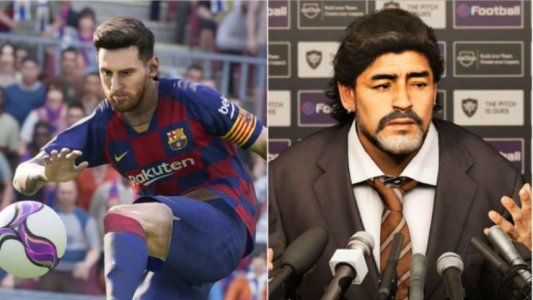 El nuevo PES: con Messi en la tapa y con Maradona como protagonista