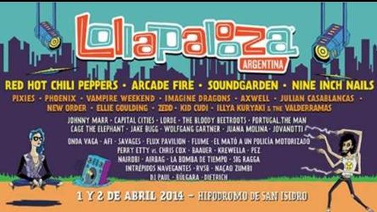 El 1 y 2 de abril se viene el gran festival Lollapalooza en Argentina