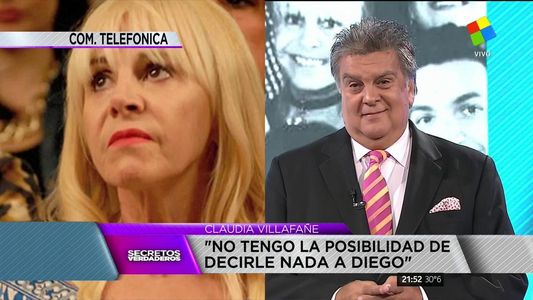 Claudia Villafañe: Cuando todo termine, van a saber quién dijo la verdad y quién no
