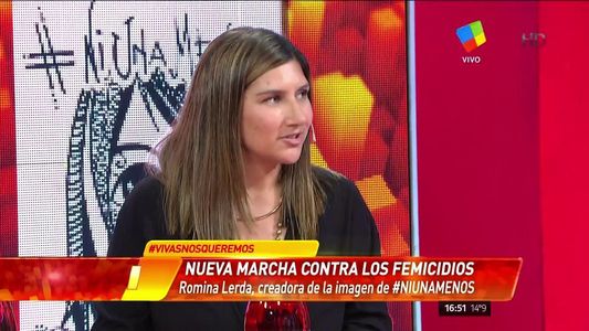 La autora del dibujo de #NiUnaMenos: Me llena de orgullo aportar ese poquito