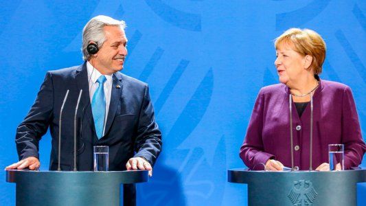 Mercosur y la Unión Europea, inversiones y deuda: Alberto le pidió ayuda a Merkel para la negociación con el FMI