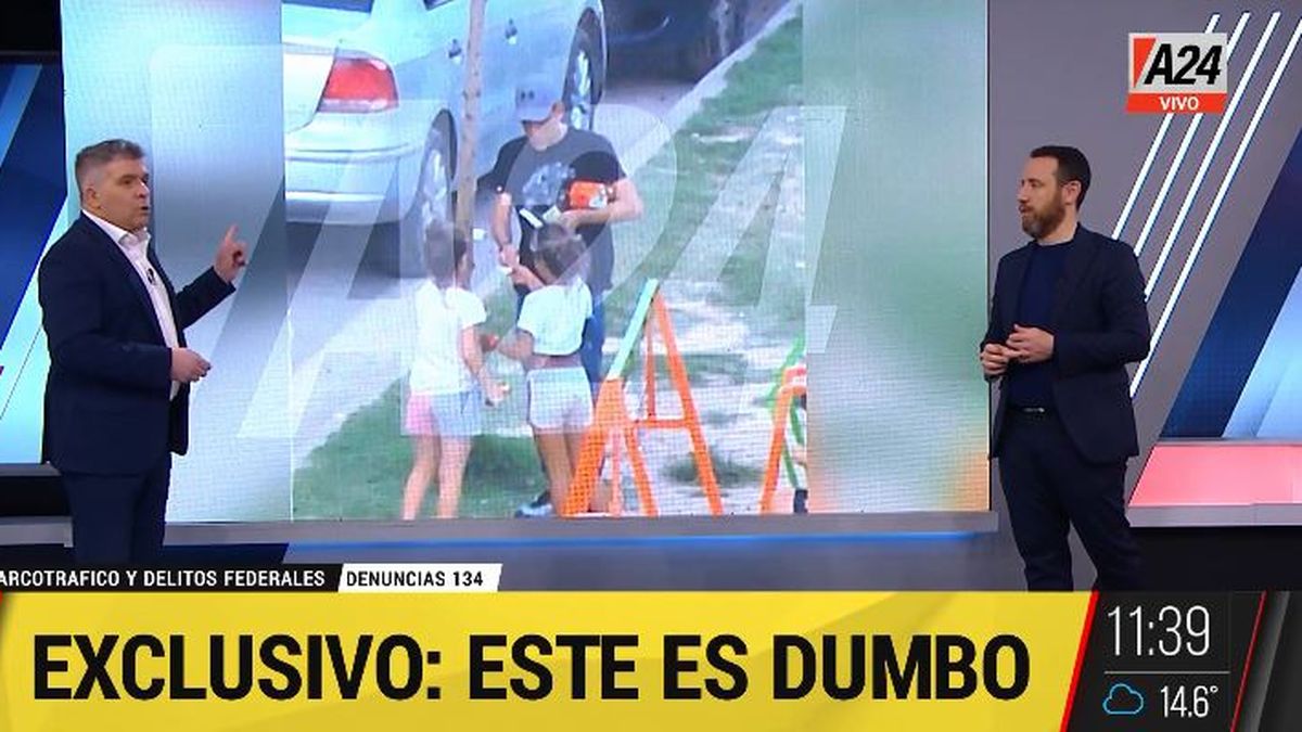 Cayó un integrante de la banda narco del líder Dumbo. (Captura de Tv)