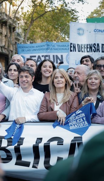 Quiénes fueron los referentes opositores que participaron de la Marcha Universitaria