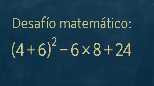 Desafío matemático: ¿Lo podés resolver en menos de 10 segundos?