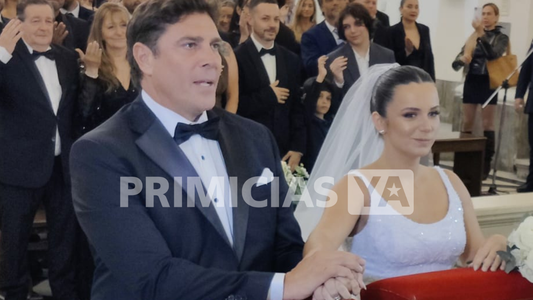 Matías Alé y Martina Vignolo dieron el sí en la iglesia: las fotos del emotivo casamiento