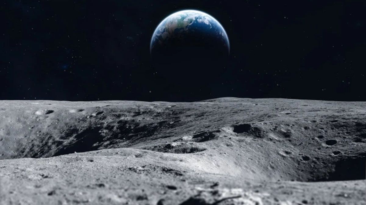 China asegura que hay más de un océano de agua congelada bajo la superficie lunar. (Foto: Gentileza Metro)