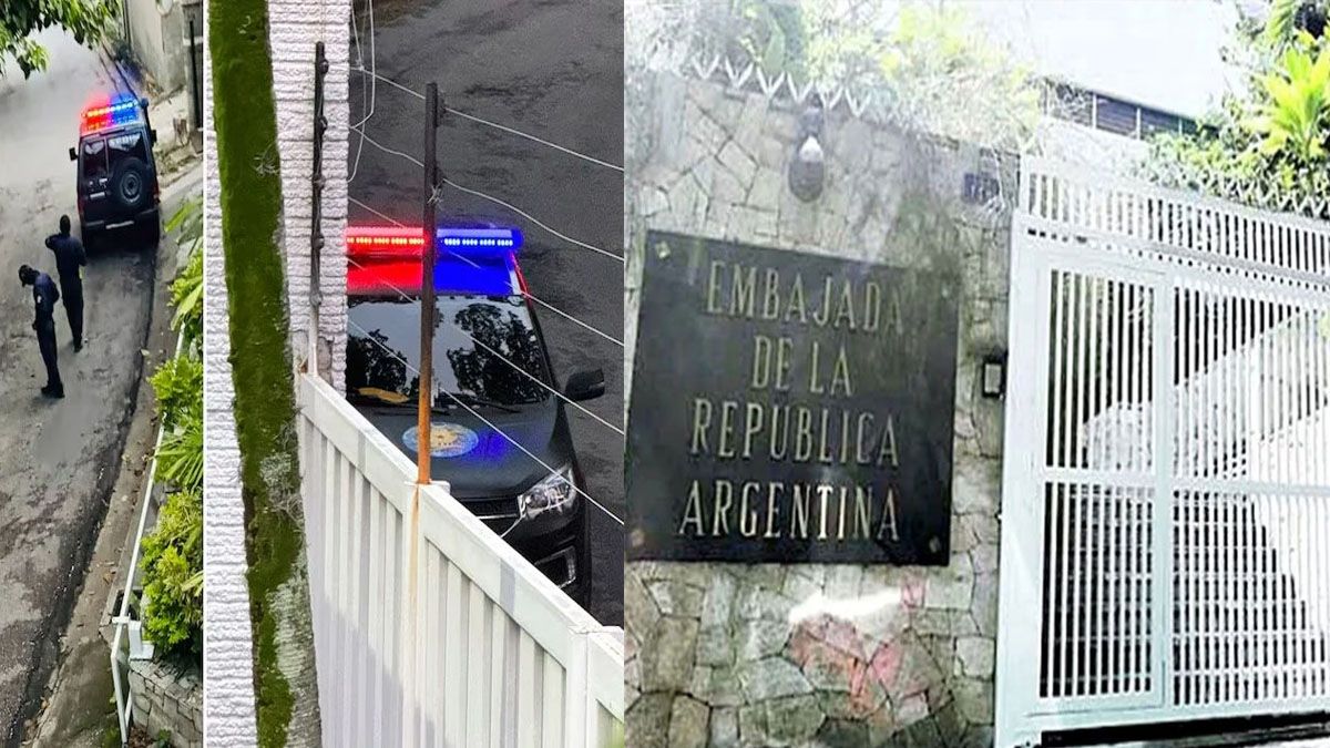 La embajaa argentina en Venezuela