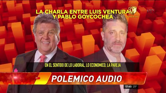 Revelan el audio de la charla entre Ventura y el marido de Florencia de la V