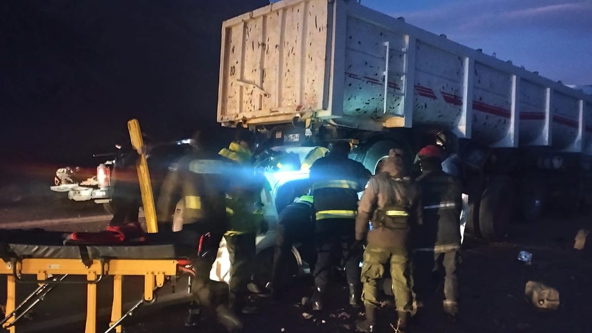 El choque dejó además a una joven gravemente herida. (Foto: redes). El choque dejó además a una joven gravemente herida. (Foto: redes).