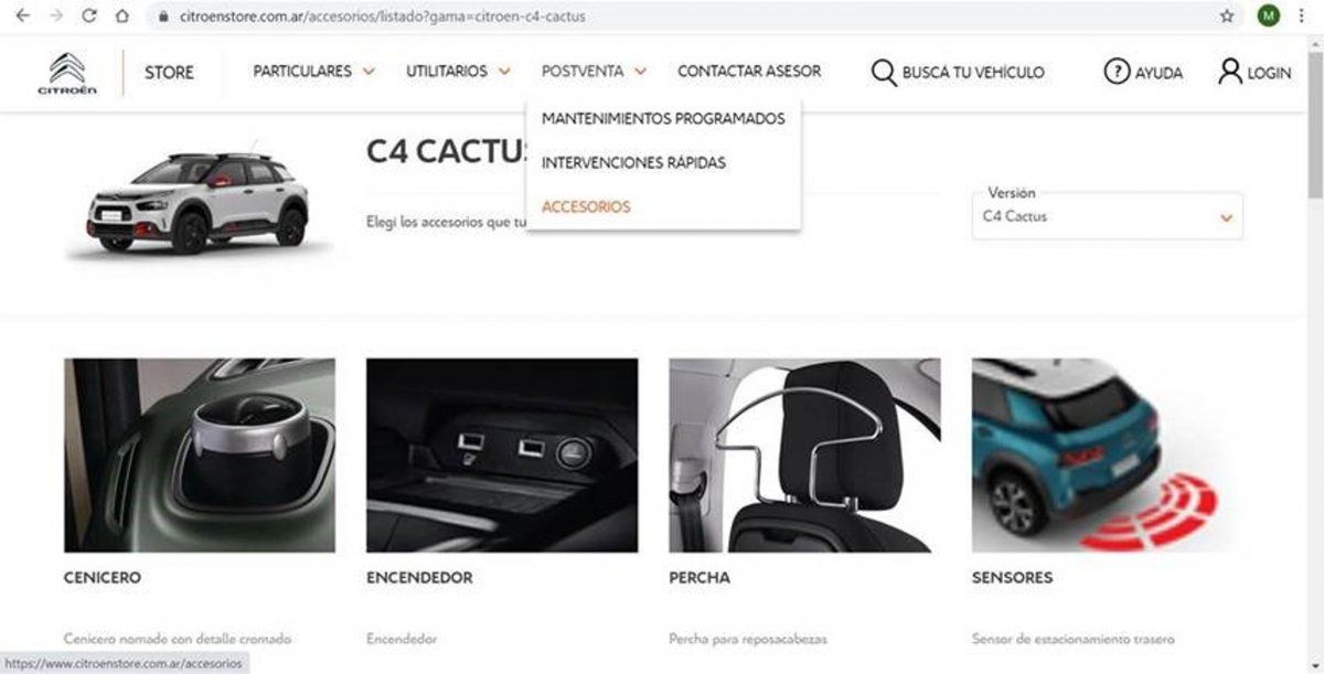 Los clientes de Citroën acceden a esta plataforma y con simples pasos pueden pagar de forma online desde servicios de mantenimiento hasta operaciones rápidas (dirigidas generalmente a vehículos fuera de garantía) como pueden ser los cambios de baterías o cambios de amortiguadores