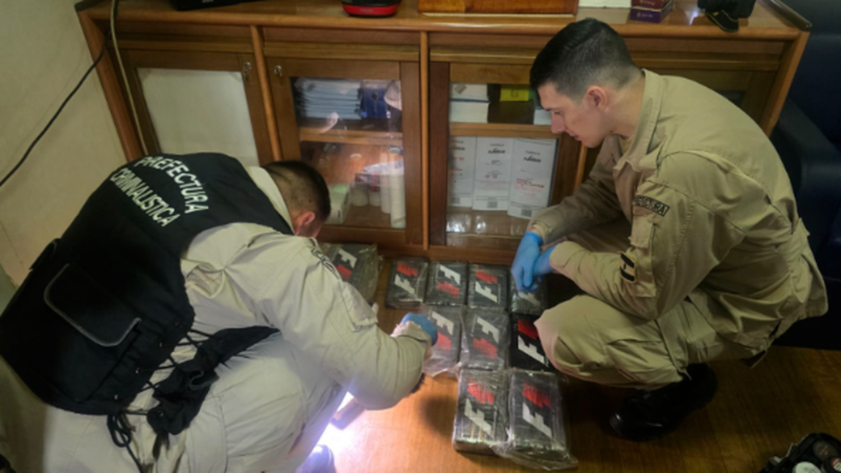 La sustancia incautada tiene un valor superior a los $340 millones (Foto: Prensa PNA) 