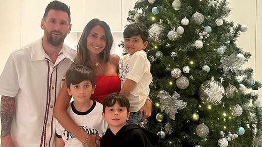 Lionel Messi festejó la Navidad y Antonela Roccuzzo le dedicó un sensual baile