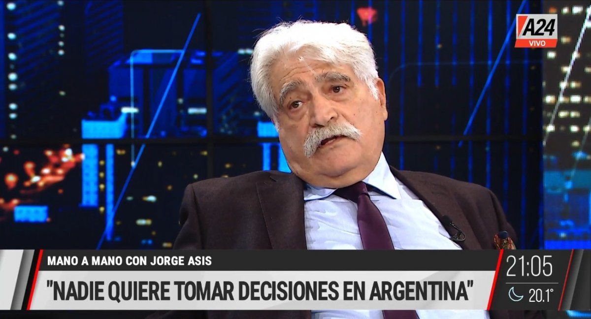 Jorge Asís con Luis Novaresio