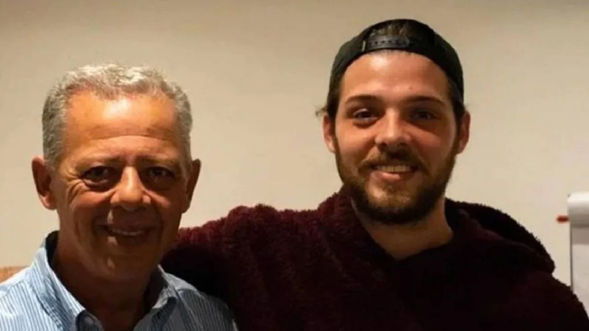 Santi Maratea y su papá Rafael&nbsp;