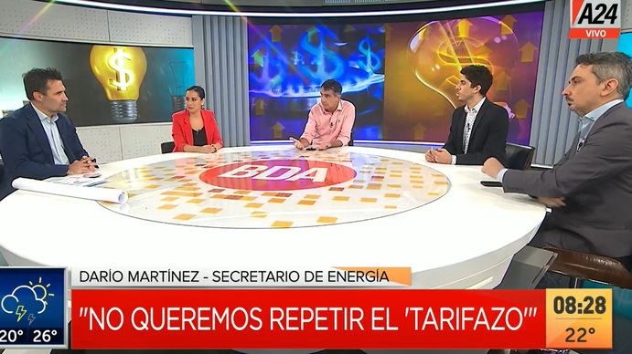 Darío Martínez, secretario de Energía, explicó qué va a pasar con el precio de la electricidad, el gas y los subsidios