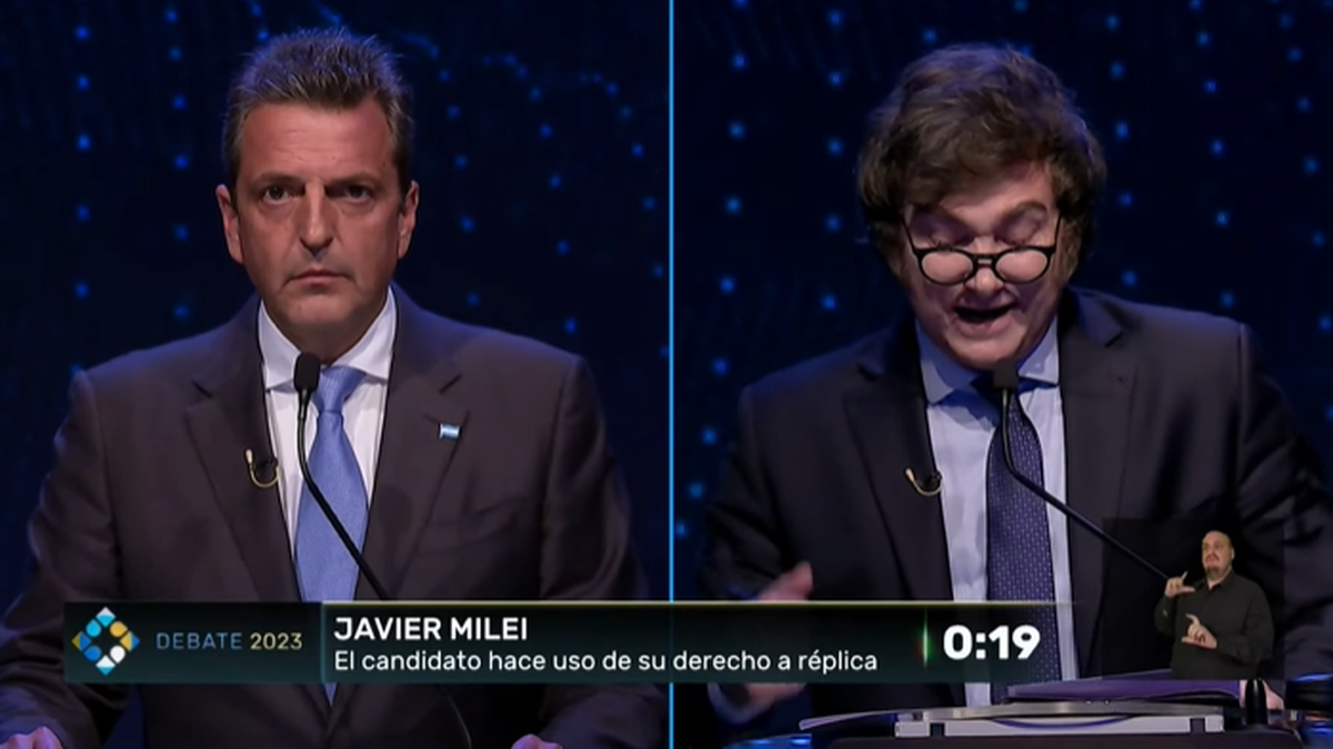 Sergio Massa le pidió a Milei que se disculpe con el Papa: la respuesta del libertario. (Foto: captura)