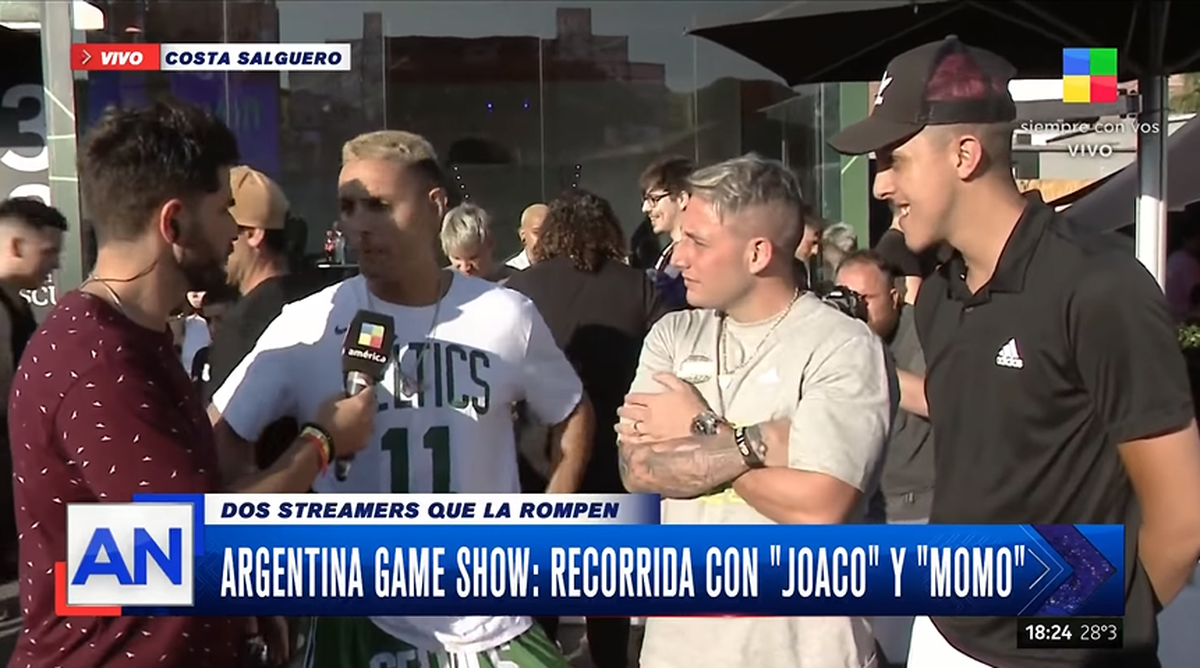 Fer Carolei dialogó en exclusiva con Coscu, Joaco y Momo, los streamers argentinos más famosos