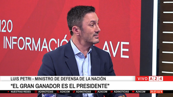 Luis Petri en A24: El gran ganador de esta elección se llama Javier Gerardo Milei
