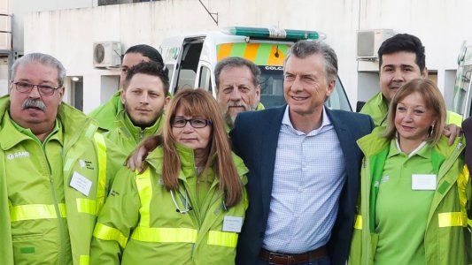 Macri se mostró en un acto con Vidal y Larreta en medio de otra jornada de protestas y llamó a fortalecer la cultura del trabajo