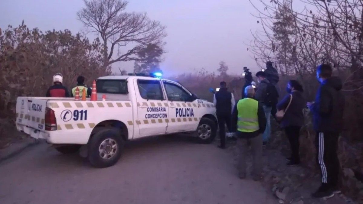 El lugar donde fue hallada la mujer muerta en Concepción de Tucumán.&nbsp;