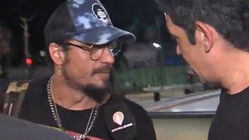 Irritante reacción de Daniel Osvaldo ante las preguntas por su romance con Daniela Ballester