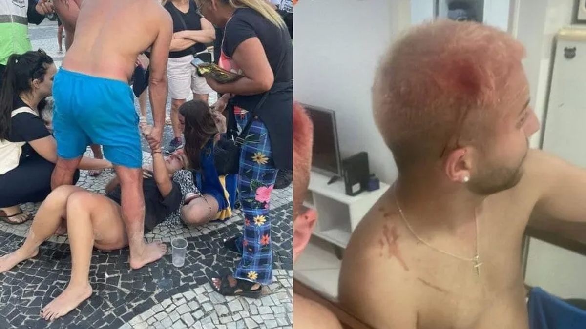 Los hinchas de Boca que fueron atacados por los barras de Fluminense