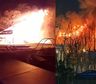 Incendio en el Club Náutico Olivos: el video que muestra la intensidad de las llamas