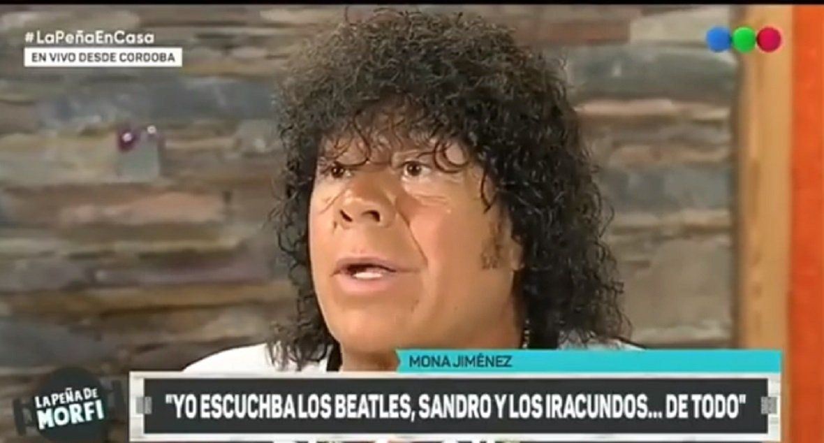 La Mona Jiménez reapareció en tevé después de 10 años y contó que sufrió bullying por su apodo