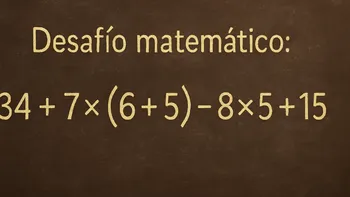 Desafío matemático: parece una cuenta sencilla, pero muchos se equivocan