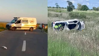 Conmoción en la ruta por un accidente fatal entre una camioneta y una moto que dejó dos muertes