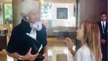 Gladys Florimonte se encontró con Christine Lagarde y le contó que la imita