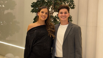 Nació Amadeo, el hijo de Julián Álvarez y Emilia Ferrero: la tierna foto