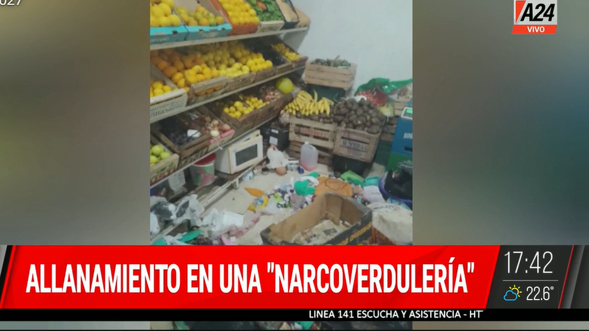 La Narcoverdulería funcionaba en Caballito.